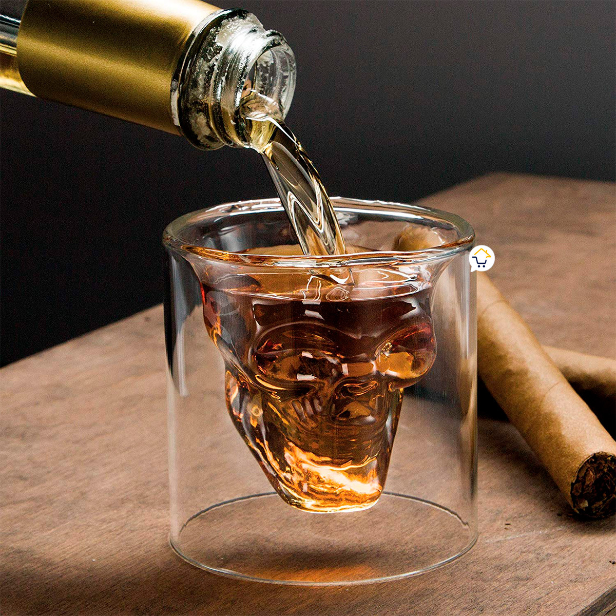 Miniatura 3 de Copa Calavera 3D 25Ml Copa VC3D25M